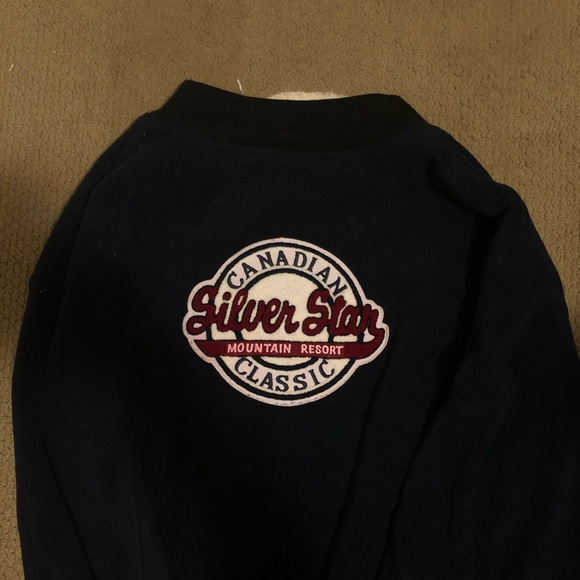 Silver Star Canadian Classic unisex navy blue bomber jacket - Picture 6 of 6